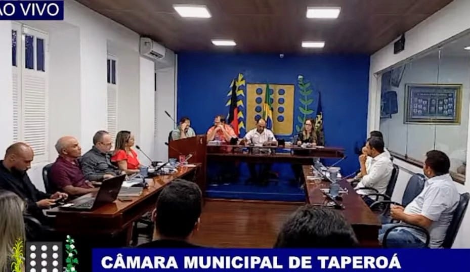 Sessão na Câmara de Taperoá é marcada por troca de acusações entre vereadores do PSDB